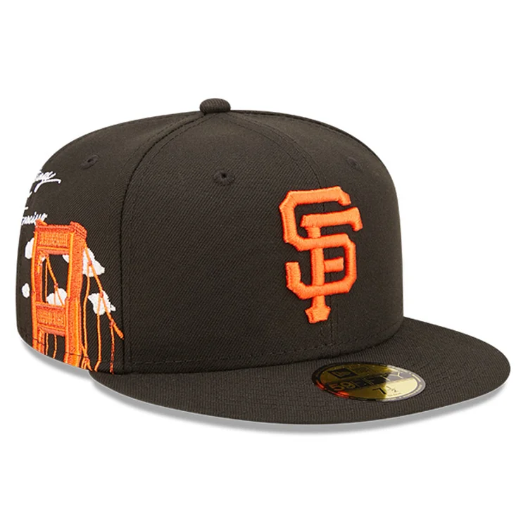 New Era 59Fifty Cloud Icon San Francisco Giants Hat - Black QueenFunky