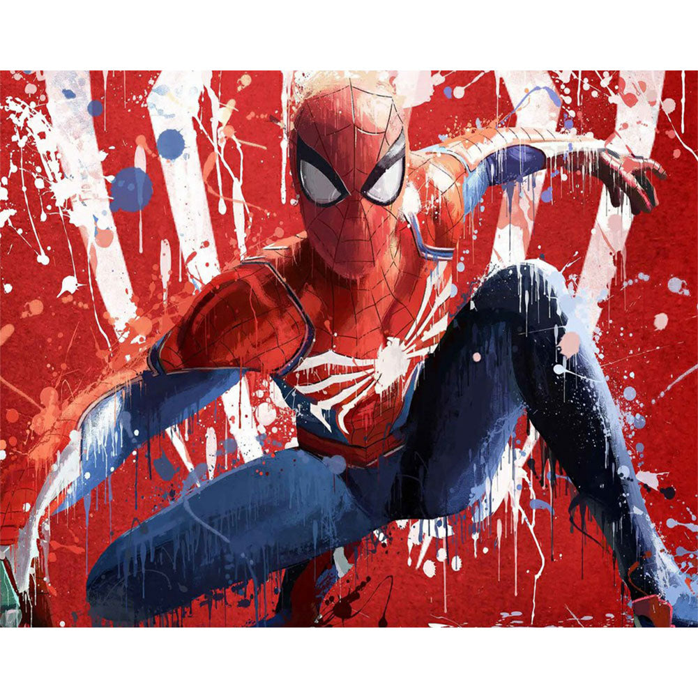 Spiderman 40*50cm(canvas) full round drill diamond painting