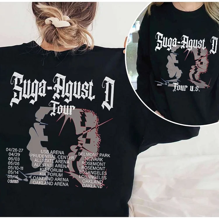 BTS SUGA Agust D World Tour in U.S. Creative Sweatshirt