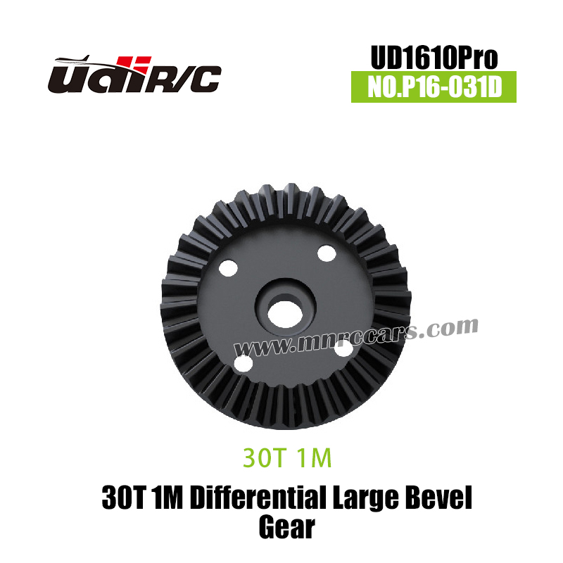 UDIRC UD-1610Pro RC Car Parts 30T 1M Powder Alloy Differential Large Bevel Gear P16-031D