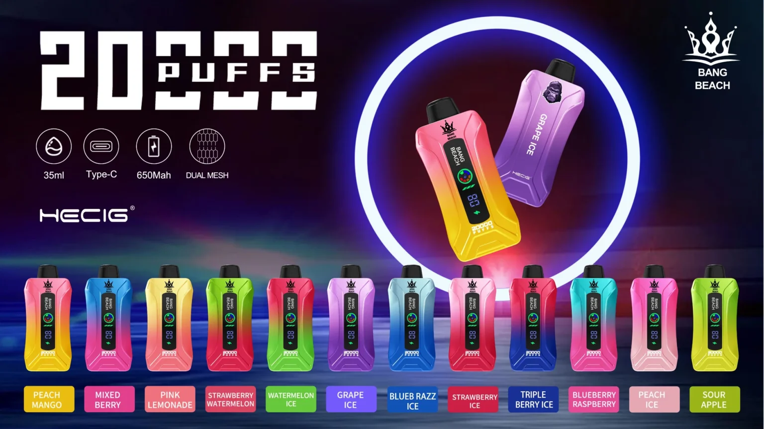 Bang Box 30000 | 30K Züge, Dual-Mesh | Pro-Vape fumotvapeshop fumotvapeshop