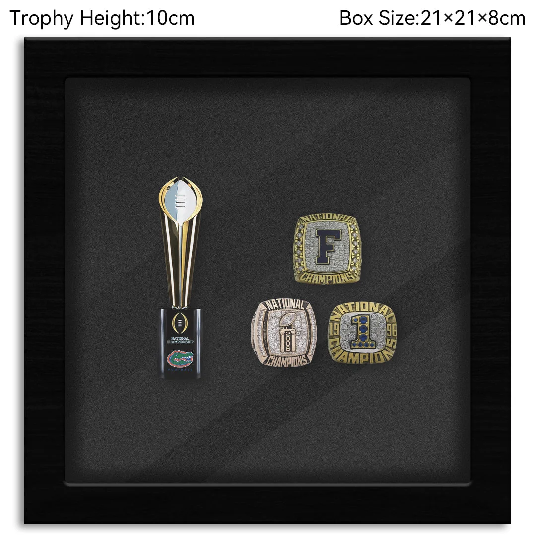 Florida Gators College Football CFP National Championship NCAA Trophy&Ring Box