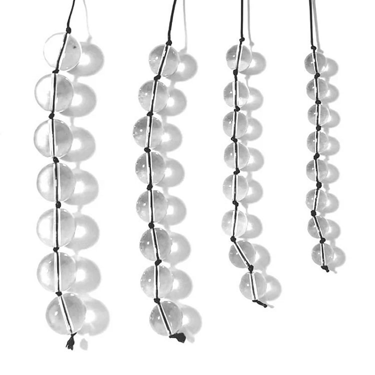 pornhint Pornhint Crystal Glass Anal Pull Beads Vaginal Balls Butt Plug BDSM Massager Erotic Bead BDSM