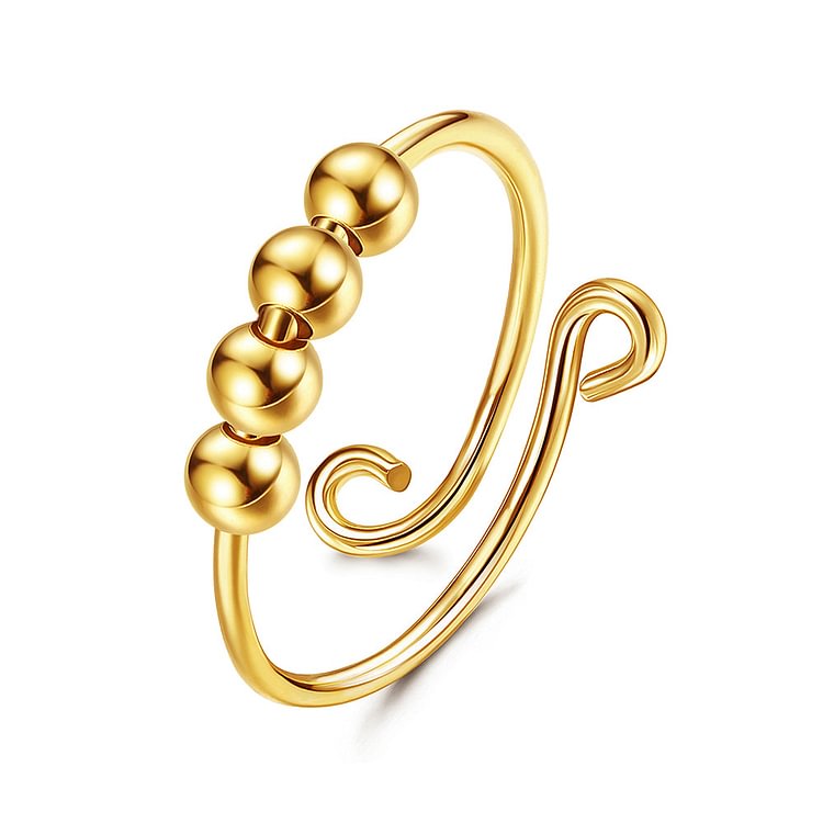 4 Bead Fidget Anxiety Ring