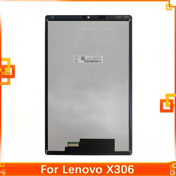 10.1'' New For Lenovo Smart Tab M10 HD 2nd Gen TB-X306X TB-X306F X306 LCD Display Touch Screen Digitizer Assembly 100% Tested