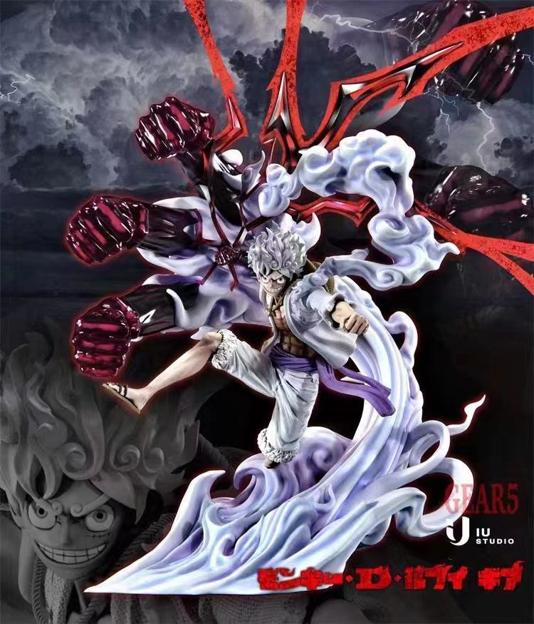 WCF Scale Gear Five Hito Hito no Mi, Model: Nika Monkey D Luffy - ONE PIECE  Statue 