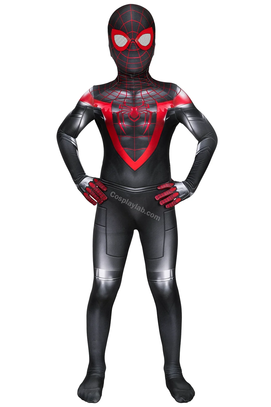 Kids Spider-man Miles Morales PS5 Cosplay Suit Spider-man Cosplay Costume For Children