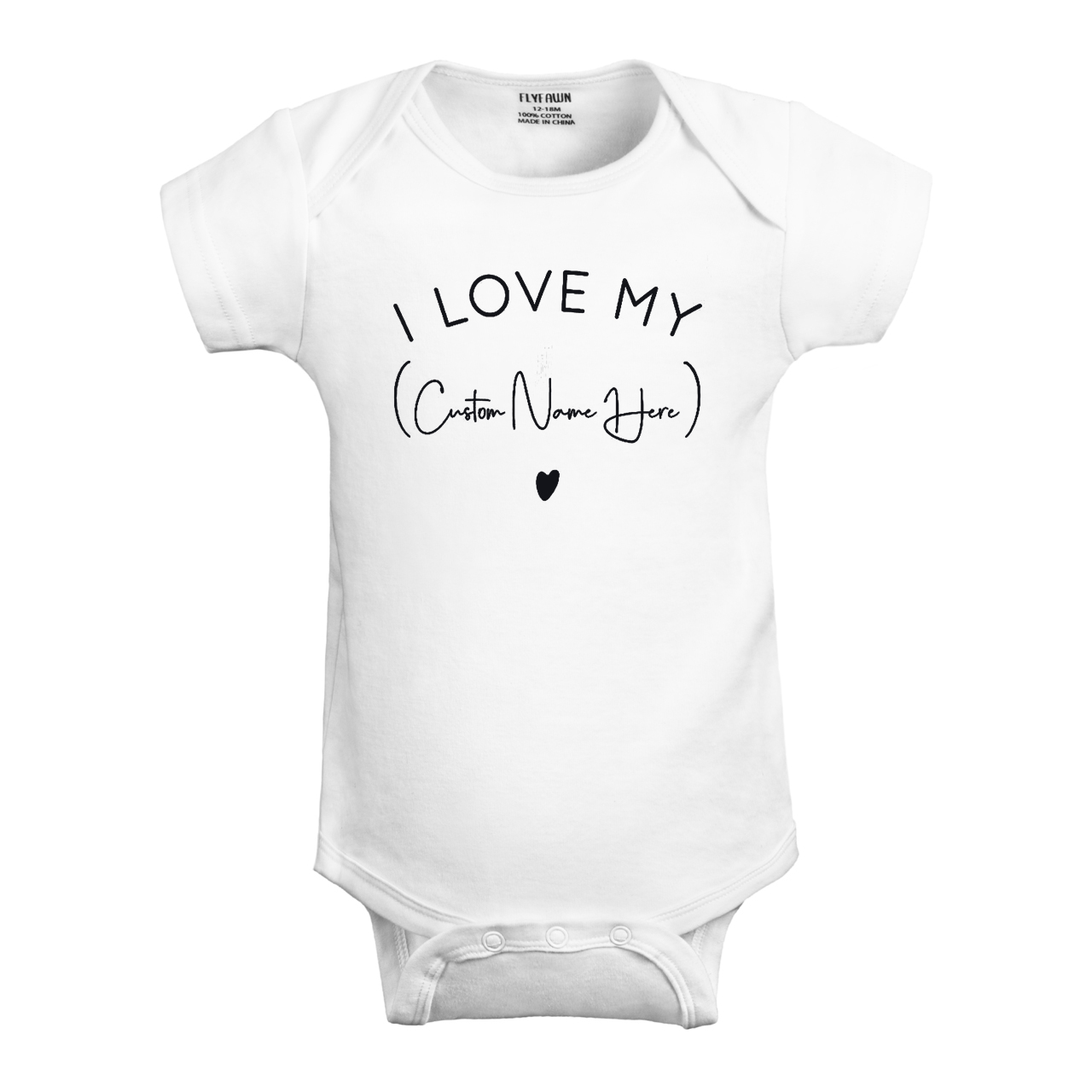 I Love My xxx,Baby Bodysuit-Duckbe