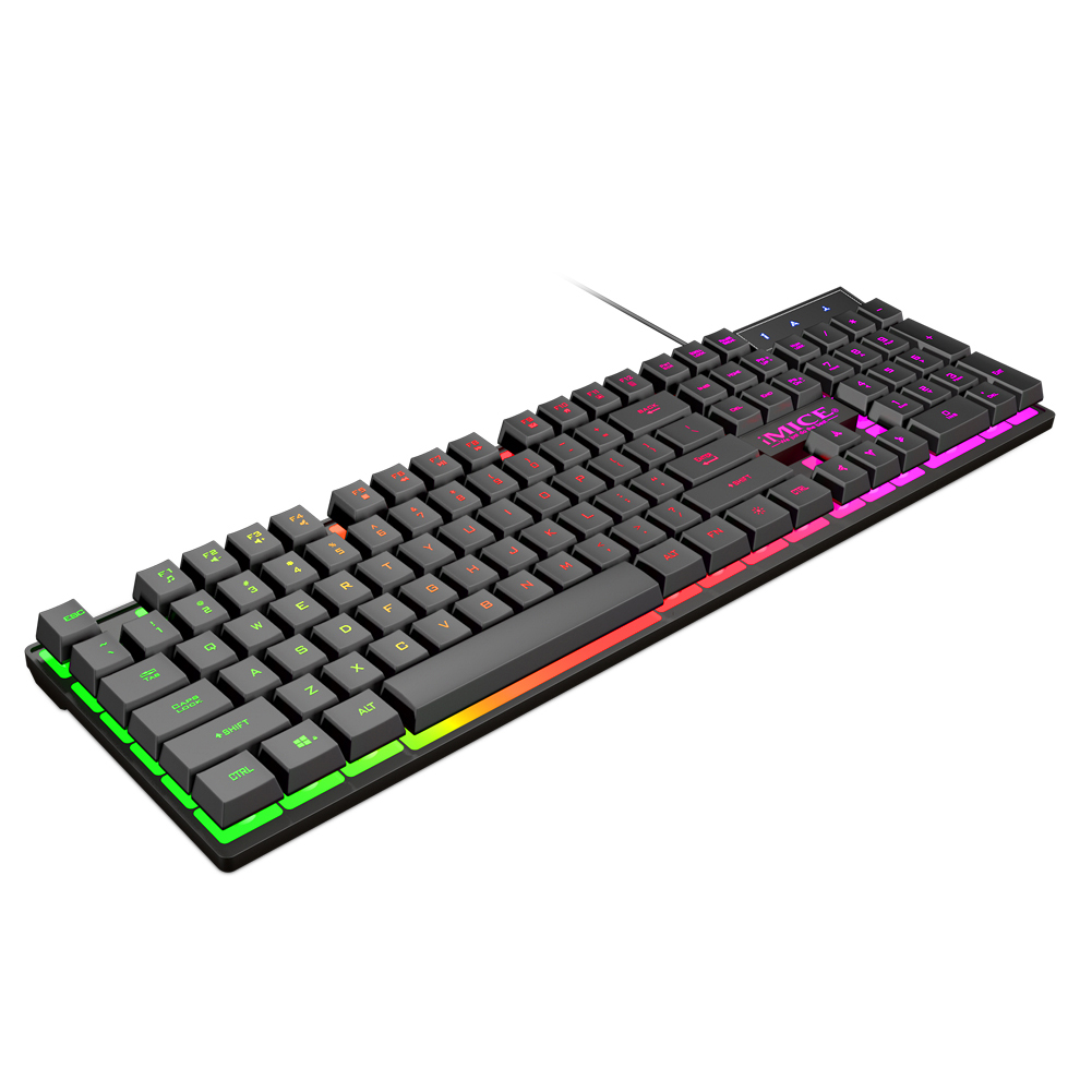 iMICE AK-600 Gaming Keyboard Rainbow Backlit USB Wired Computer Keyboard, 501 Original
iMICE AK-600 Gaming Keyboard Rainbow Backlit USB Wired Computer Keyboard, 501 Original