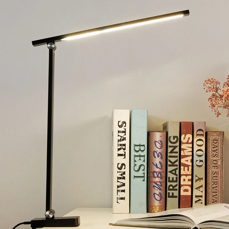 Foldable LED Clip Base Desk Lamp For Study.