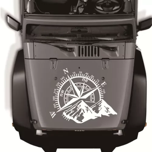 Dronehint Self Adhesive Car Sticker Auto Hood Body Side Decals PVC Exterior Parts Moveable (For: GMC) Parts