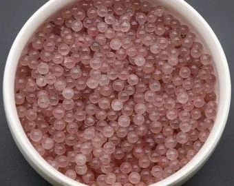 pornhint Pornhint 6mm 8mm Quartz Spheres, Natural Strawberry Quartz Chakra Crystal, Healing Stones, Genuine Gemstones, Undrilled, Gemstone Balls