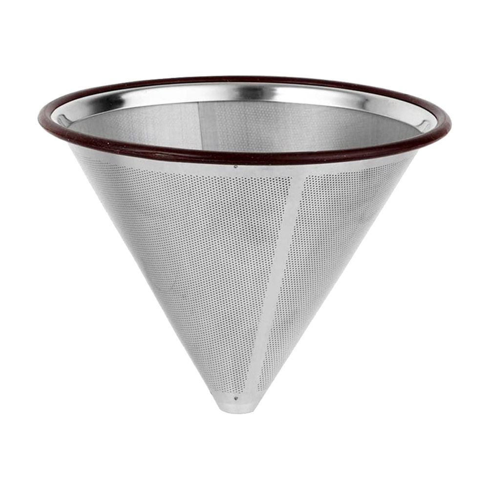 1pc Stainless Steel Reusable Coffee Filter Cone-Style Mesh Strainer Dripper, 501 Original
1pc Stainless Steel Reusable Coffee Filter Cone-Style Mesh Strainer Dripper, 501 Original