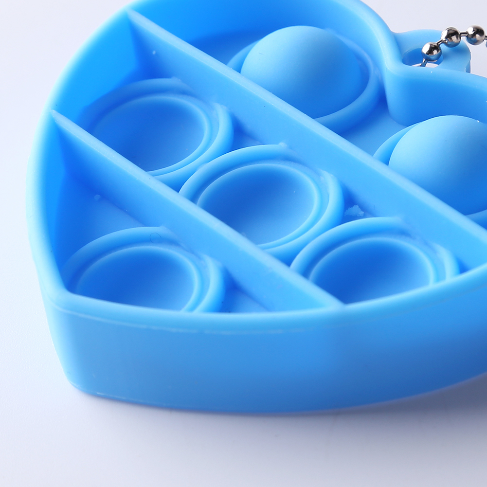 Heart Shaped Push Bubble Sensory Toy Autism Relief Stress Silicone Keychain, 501 Original
Heart Shaped Push Bubble Sensory Toy Autism Relief Stress Silicone Keychain, 501 Original