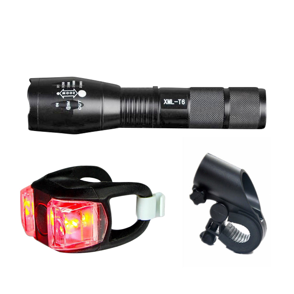 3pcs LED Bike Headlight Taillight w/Stand Bicycle Flashlight Warning Lights, 501 Original
3pcs LED Bike Headlight Taillight w/Stand Bicycle Flashlight Warning Lights, 501 Original