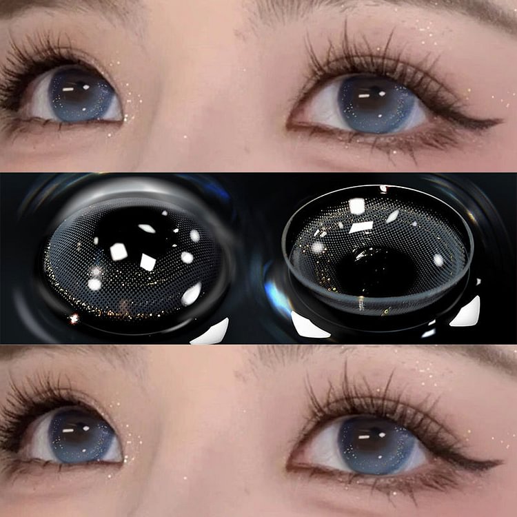 Princess Moon Galaxy Light Blue Colored Contact Lenses Contacts SP18046
