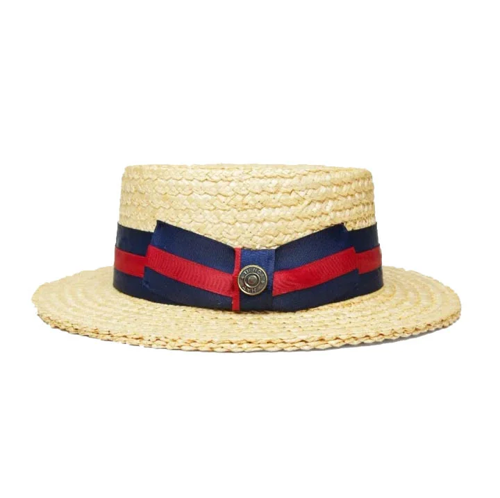 SG Boater Straw Boater Hats – Tan