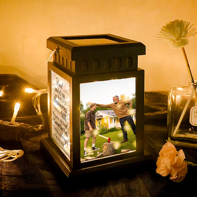 Personalized Photo Lantern Lamp You're Always By My Side Memorial Sympathy gift