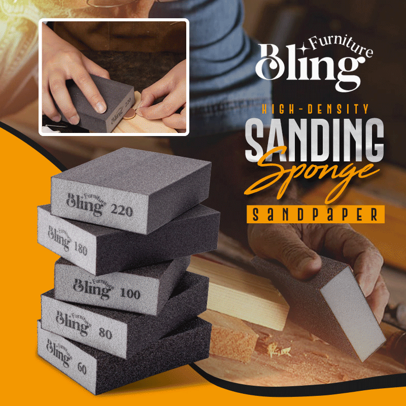 BlingFurniture™ HighDensity Sanding Sponge Sandpaper