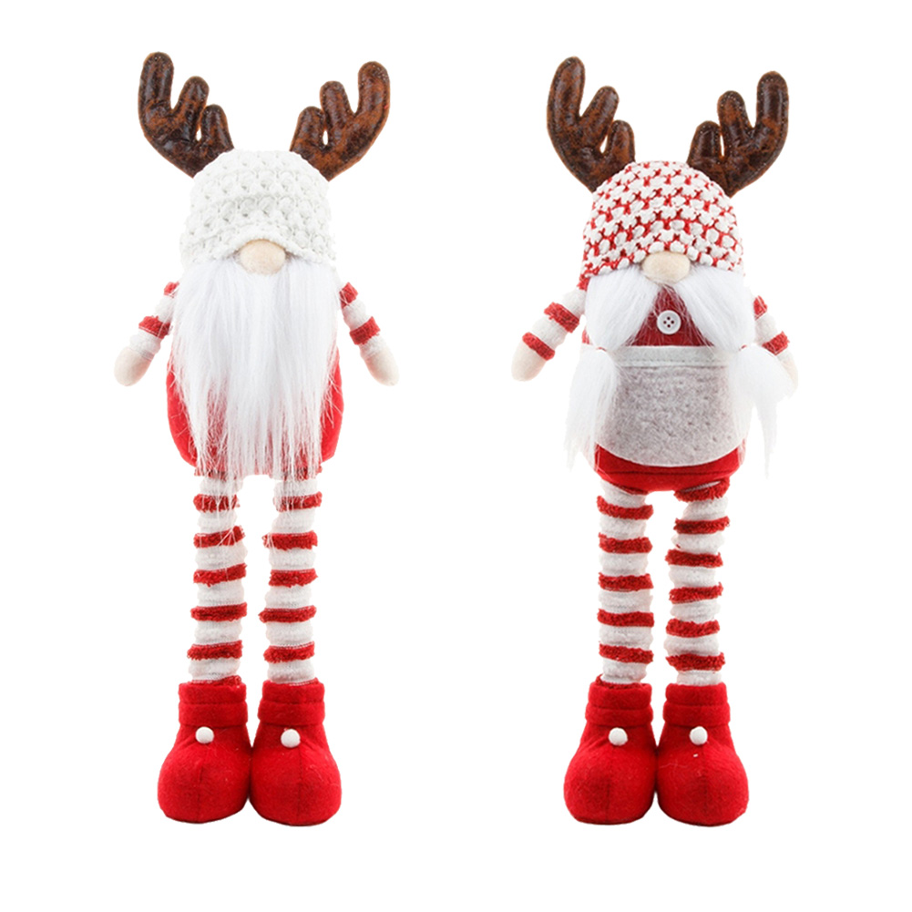 Christmas Long Legs Faceless Doll Elf Dwarf with Elk Hat Home Ornaments, Whiskers, 501 Original
Christmas Long Legs Faceless Doll Elf Dwarf with Elk Hat Home Ornaments, Whiskers, 501 Original