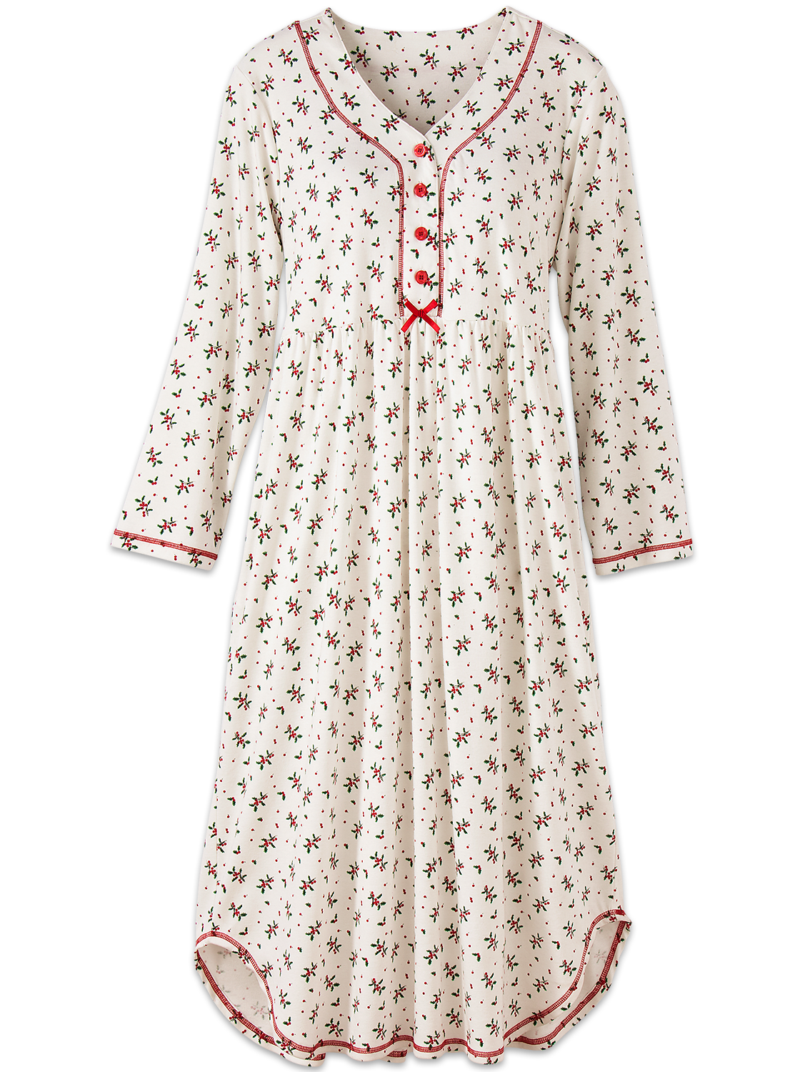 cotton-knit-nightgown