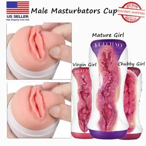 Male Masturbaters Cup DEEP SUCKING POCKET PUSSY STROKER Sex Toys for Men  Adult