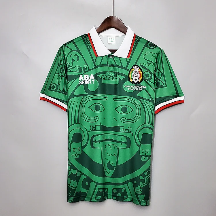 Retro 1998 Mexico home   Football jersey retro