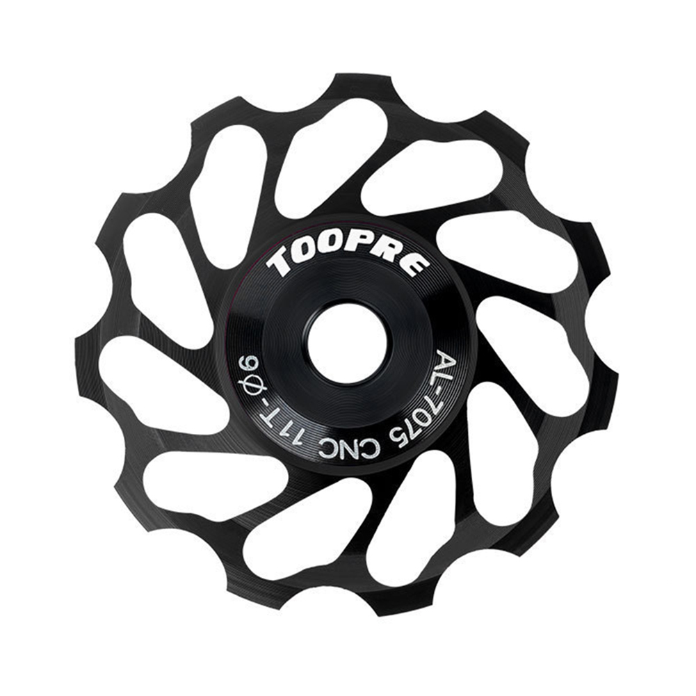 TOOPRE 11T Ceramic Bearing Ball Aluminum Alloy Pulley for Rear Derailleur, Black, 501 Original
TOOPRE 11T Ceramic Bearing Ball Aluminum Alloy Pulley for Rear Derailleur, Black, 501 Original