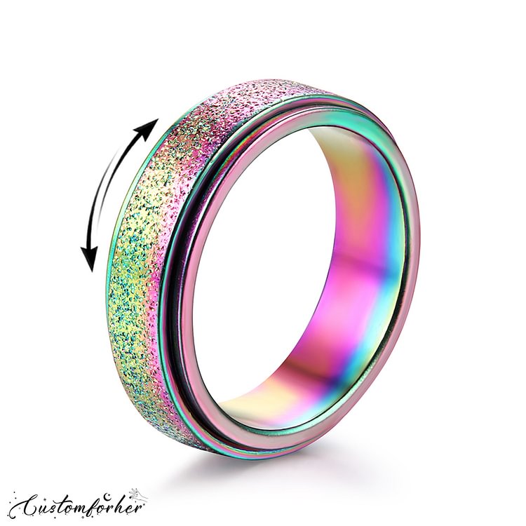 Spinner Fidget Anxiety And Stress Relief Ring