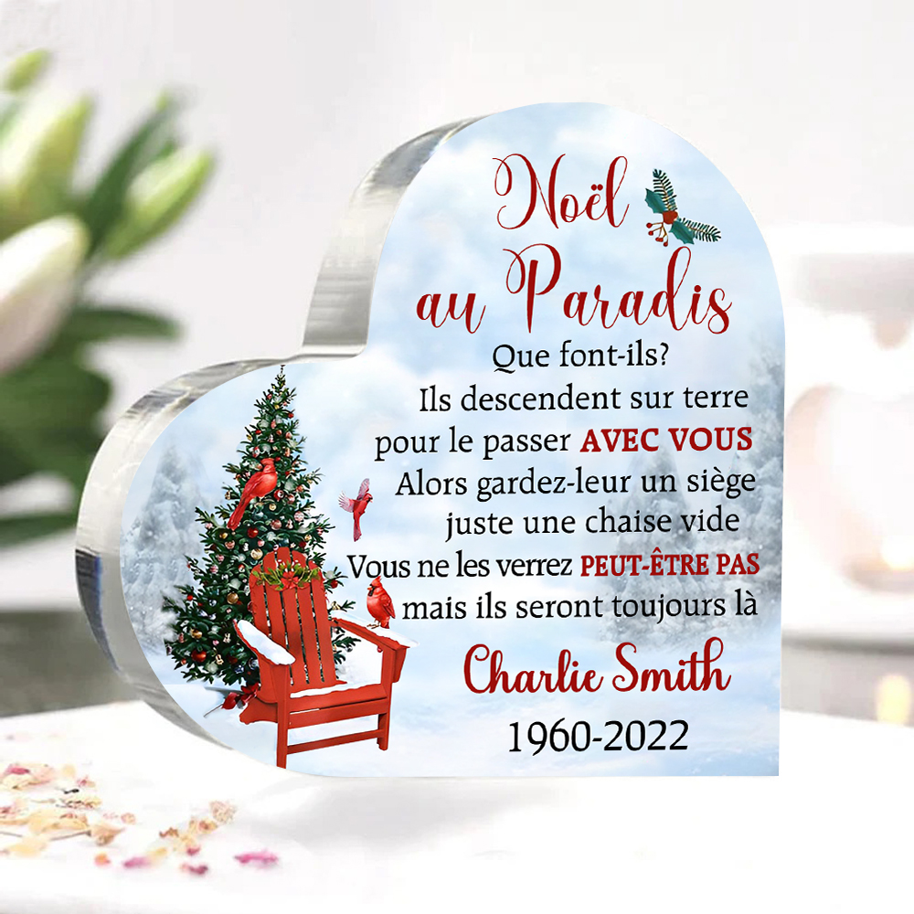 Targa Commemorativa A Forma Di Cuore Con Motivo Lavanda - Per Papà - Resina Impermeabile 16x14,5 Cm