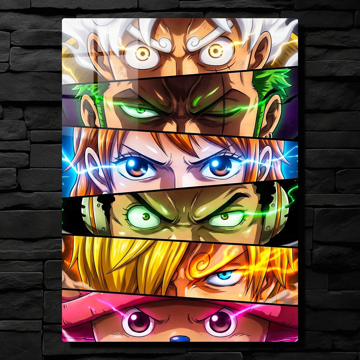 Monkey D Luffy and Roronoa Zoro Intense CO18991 - AnimetalPoster