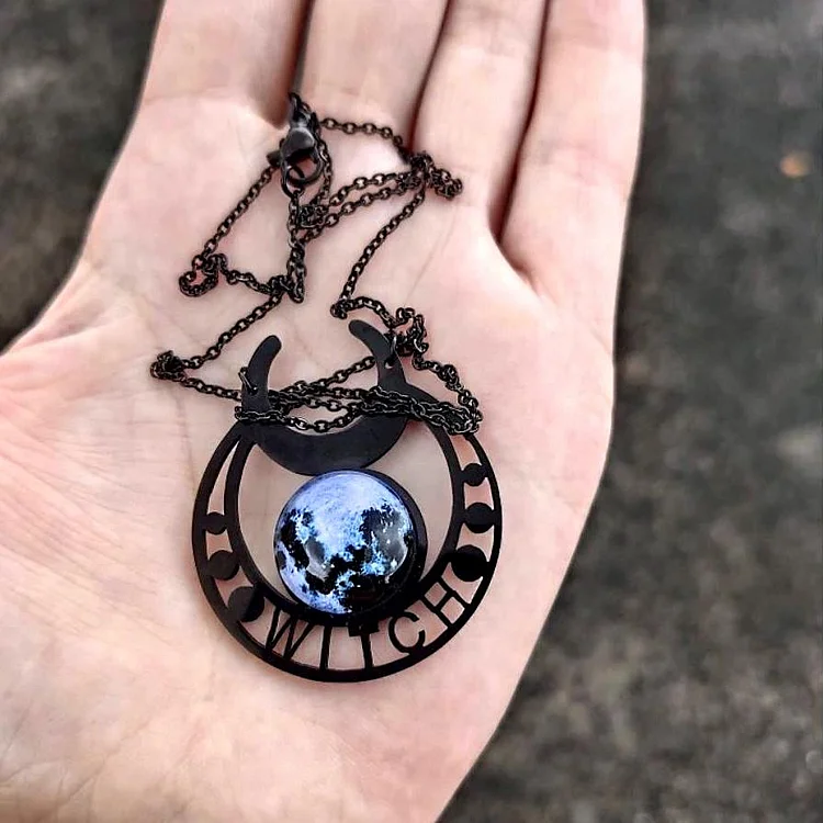Mystical Moon Necklace-Mayoulove