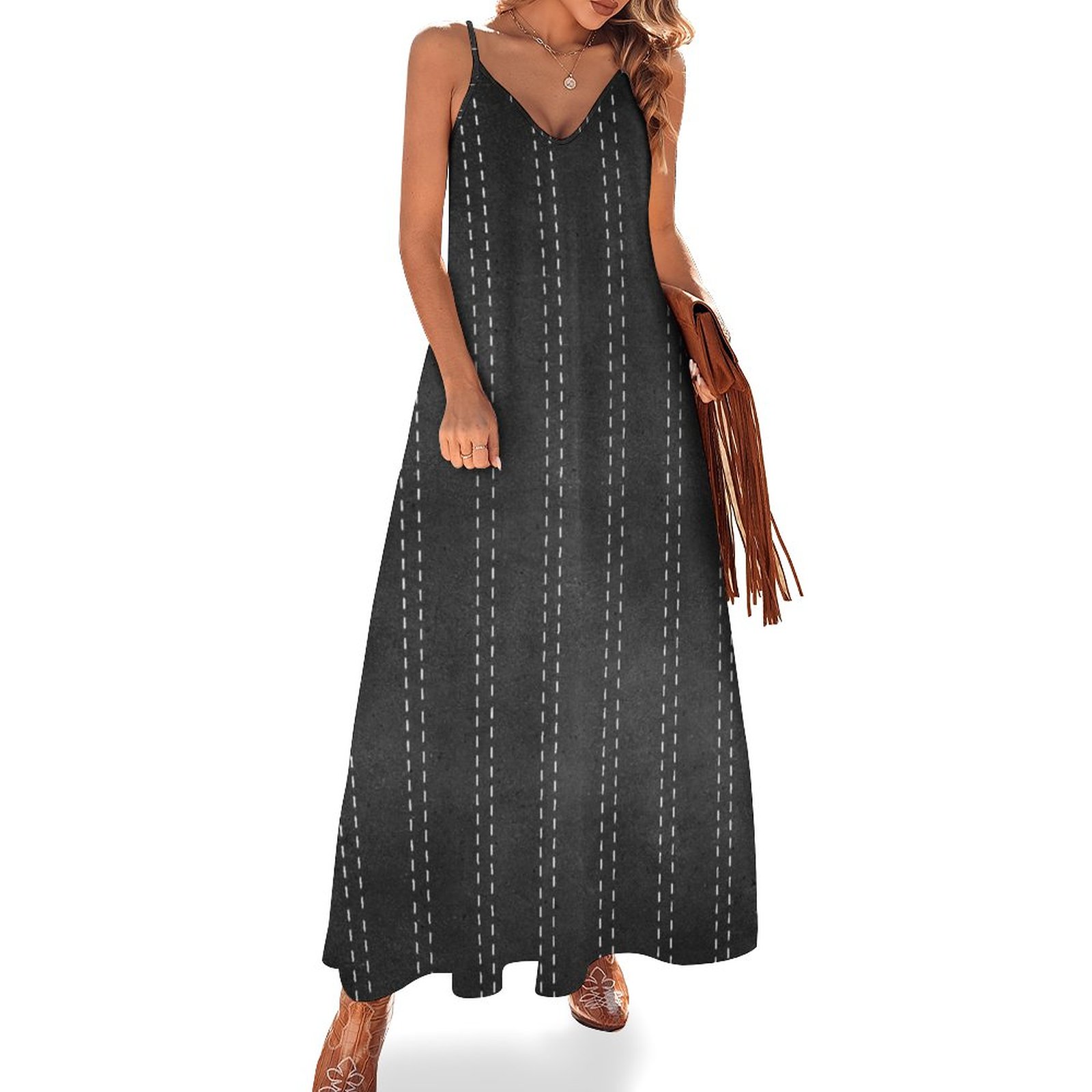 strappy flowy dress Escape To Paradise Maxi Dress main image 0