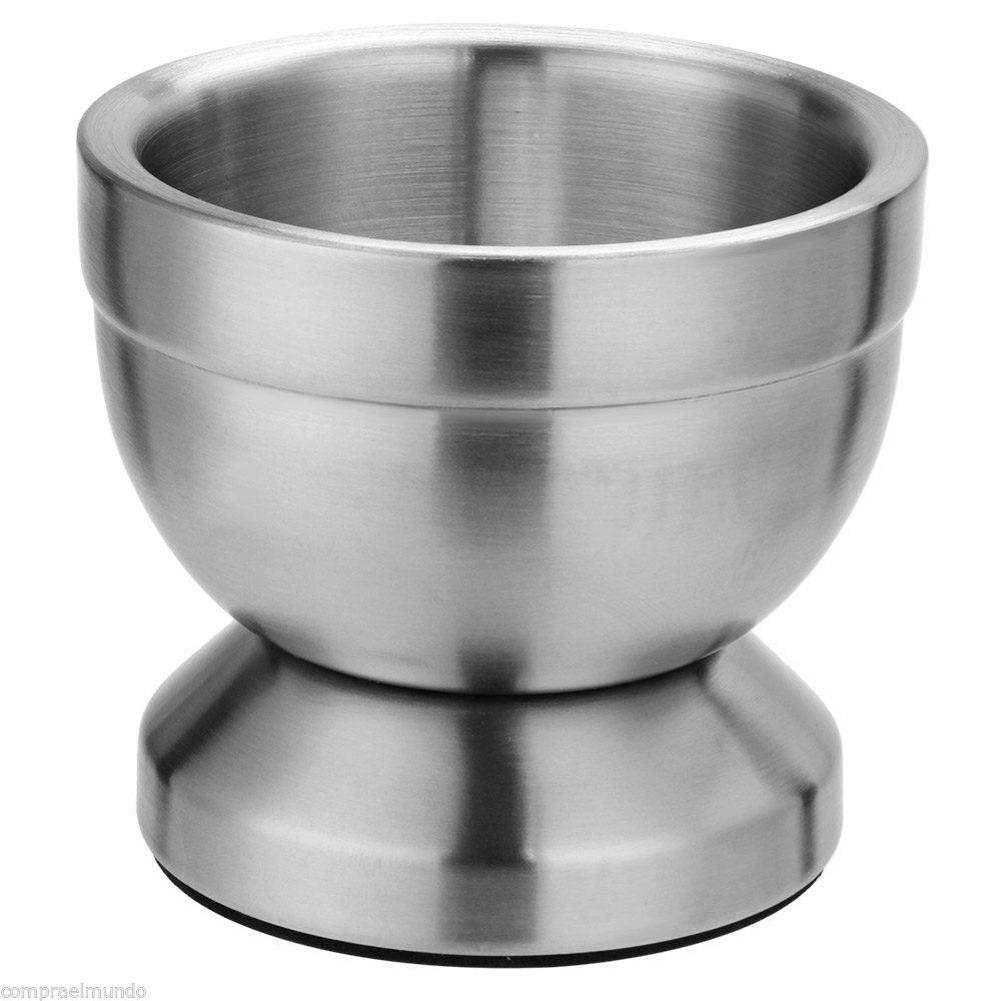 Stainless Steel Mortar and Pestle Kitchen Garlic Pugging Pot Pharmacy Bowl, 501 Original
Stainless Steel Mortar and Pestle Kitchen Garlic Pugging Pot Pharmacy Bowl, 501 Original