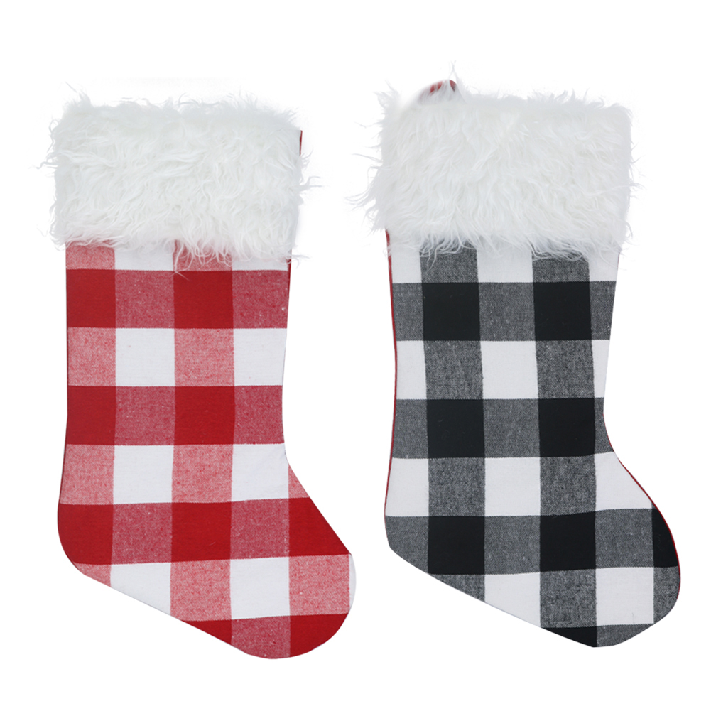 Christmas Plaid Socks Kids Candy Bag Stocking Gift Pouch Xmas Tree Ornament, Black, 501 Original
Christmas Plaid Socks Kids Candy Bag Stocking Gift Pouch Xmas Tree Ornament, Black, 501 Original