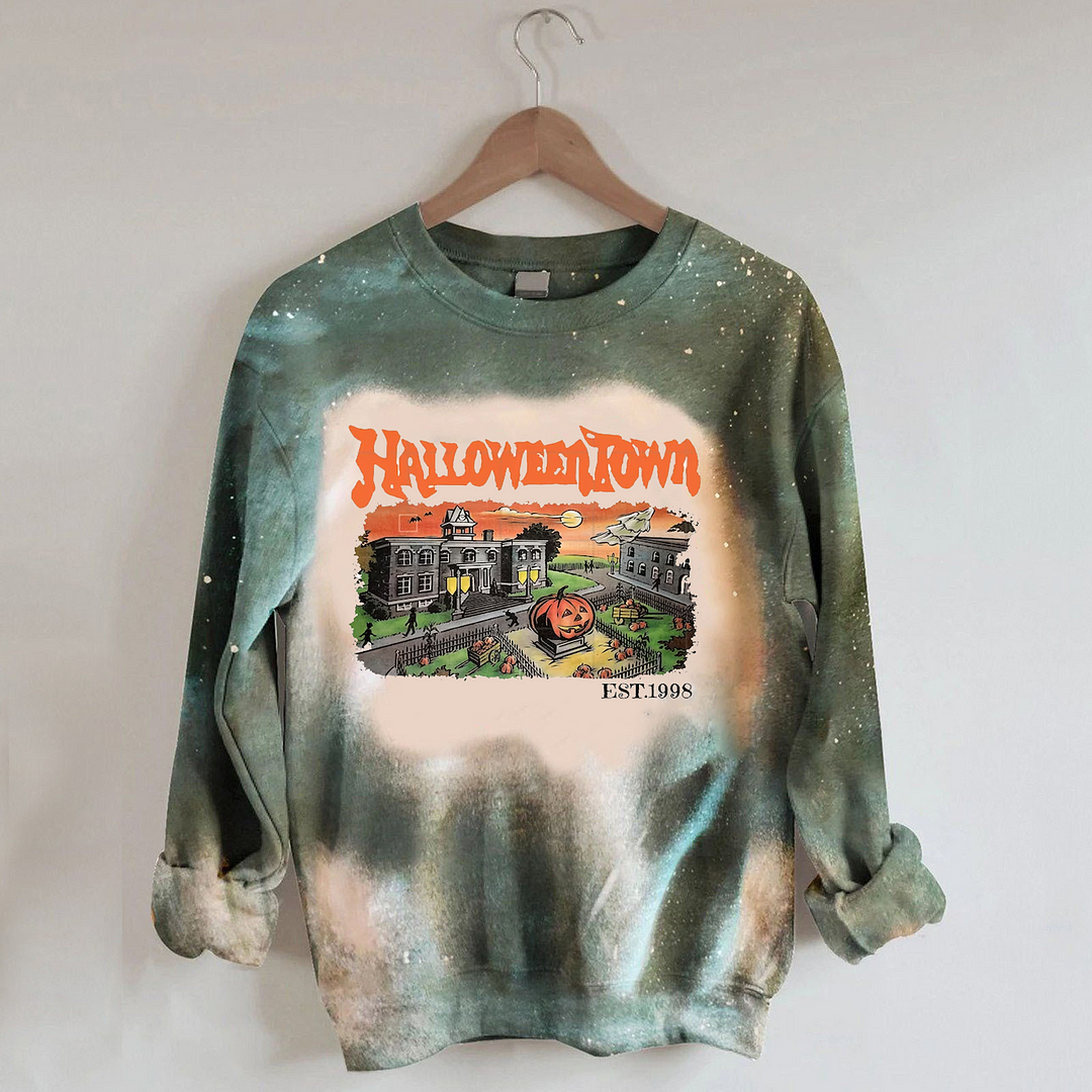 halloweentown Blenched Sweatshirt