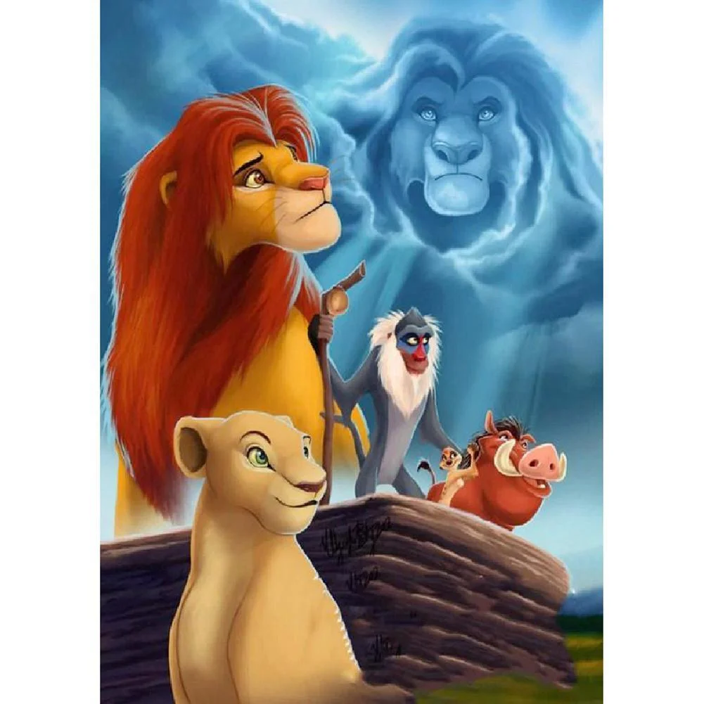 Full Round Diamond Painting - The Lion King(30*40cm)