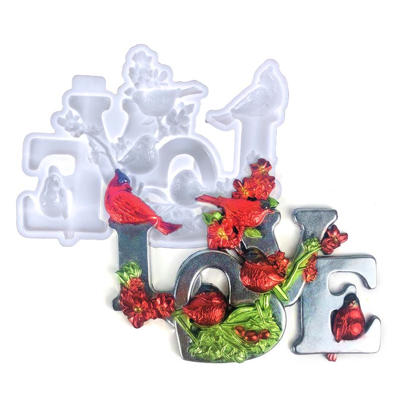 Expressive 'LOVE' Resin Mold CrazyMold Craft Your Affection!