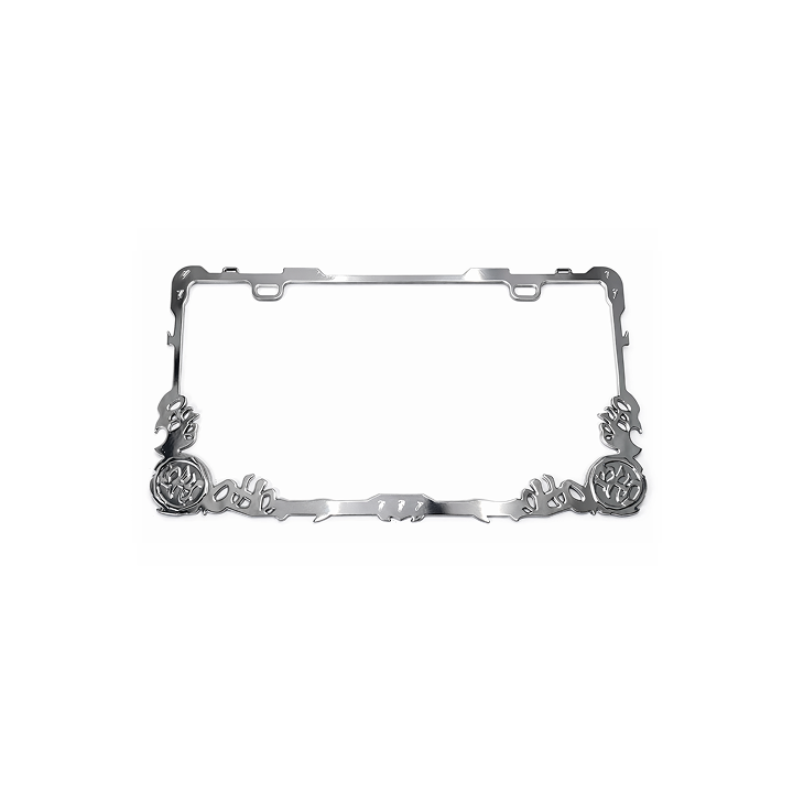 BTS World Tour License Plate Frame | Chrome Car Accessory