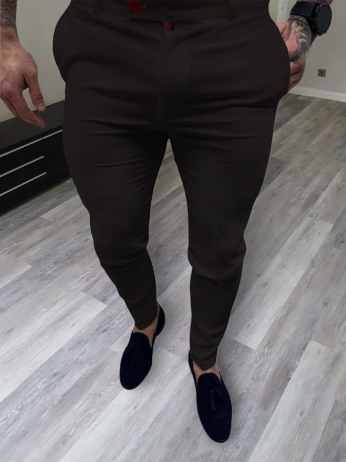 Men's Elegant Black Pants