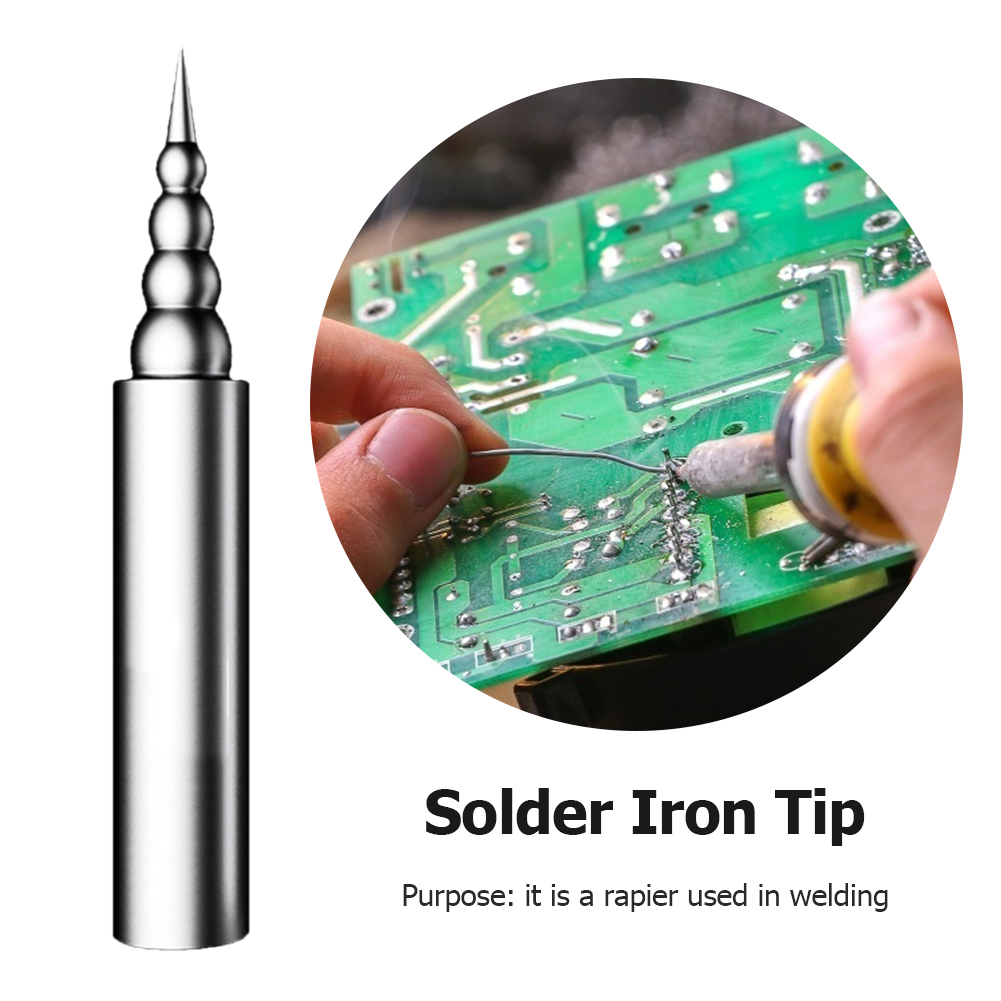 Lead Free Solder Iron Tip Replacement Solder Iron Tips Head Welding Tool, 501 Original
Lead Free Solder Iron Tip Replacement Solder Iron Tips Head Welding Tool, 501 Original