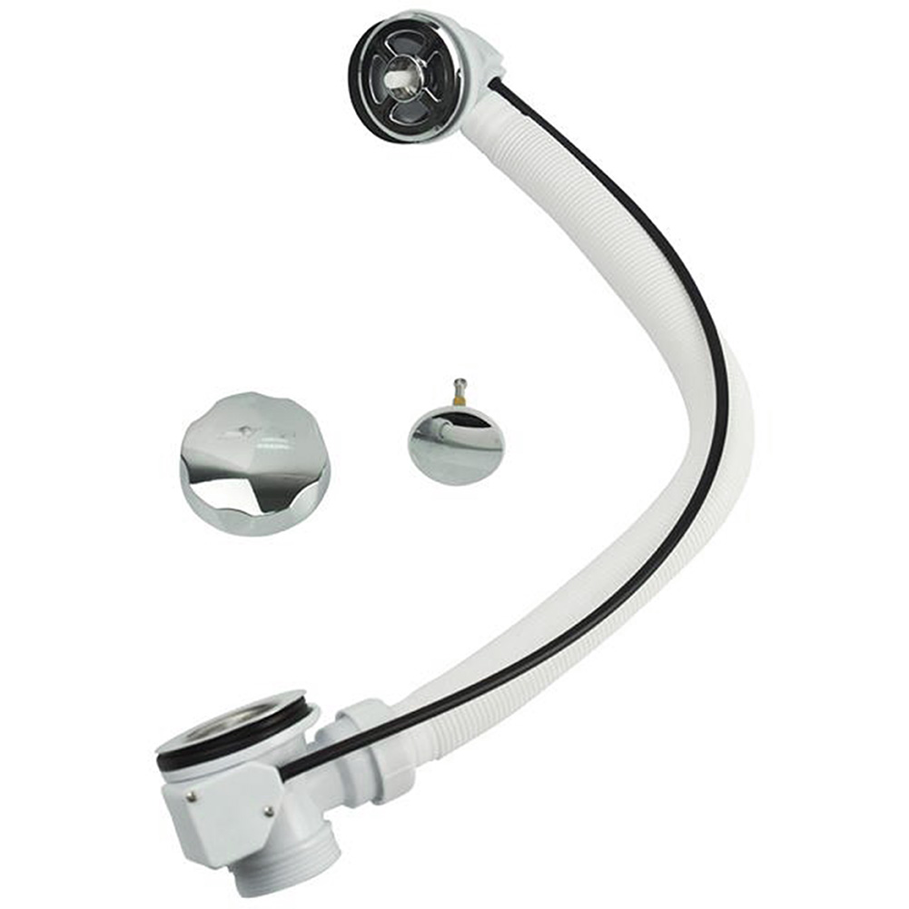 Dedicated Pop Up Bath Waste With Overflow Bathroom Kit Round Chrome, 501 Original
Dedicated Pop Up Bath Waste With Overflow Bathroom Kit Round Chrome, 501 Original
