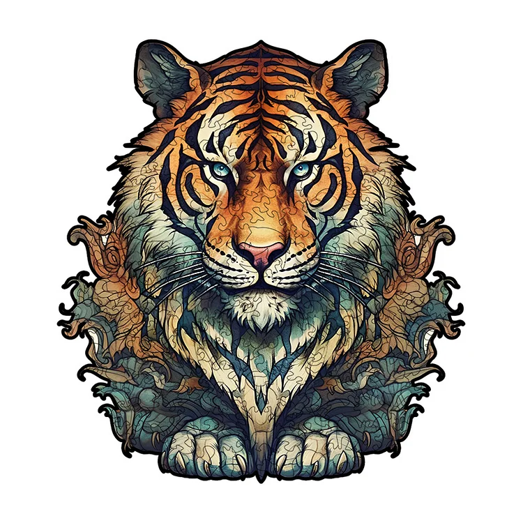 Ericpuzzle™ Tigers Wooden Jigsaw Puzzle