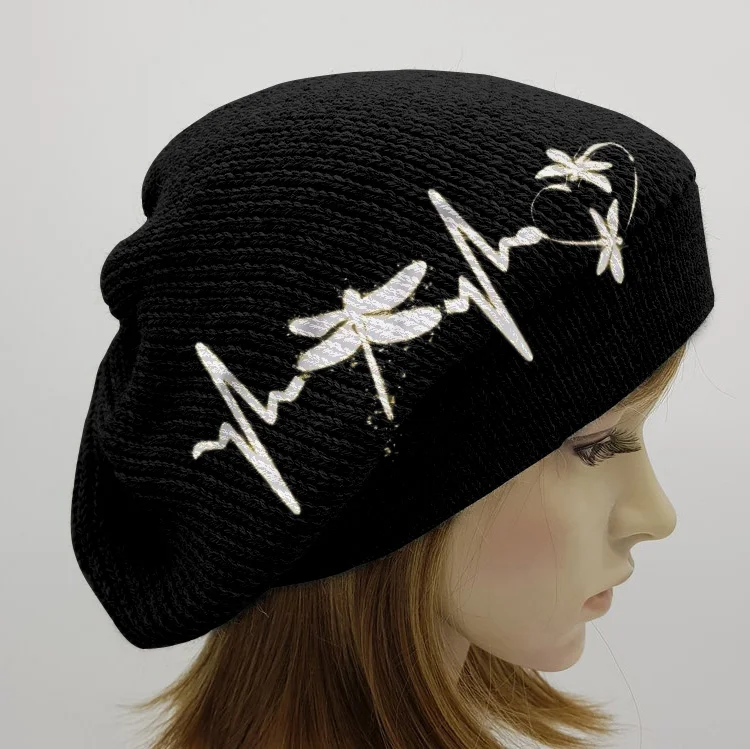 Casual dragonfly warm hat
