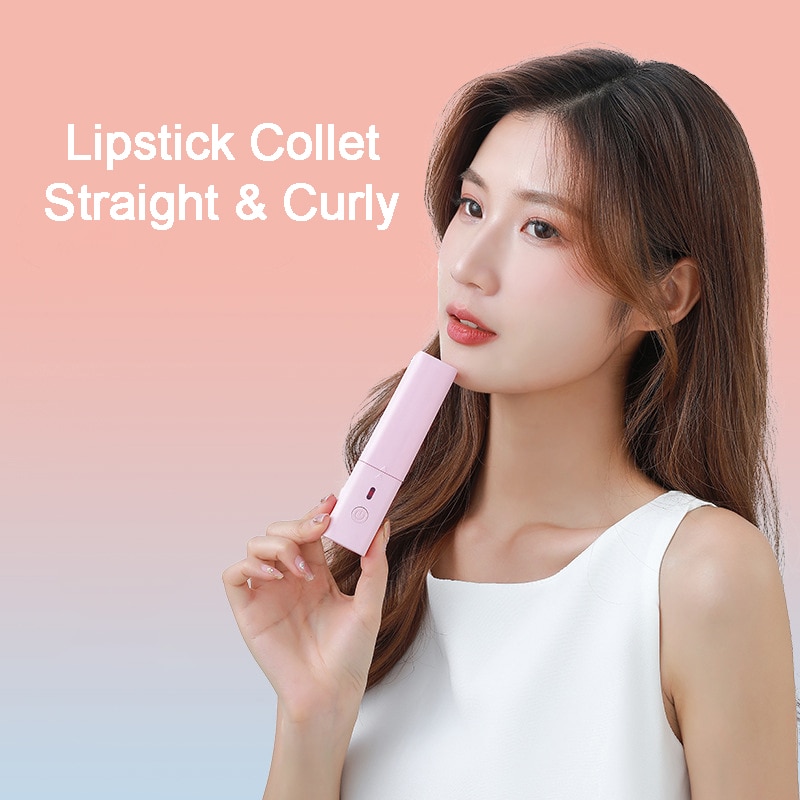 Hair Curler Portable Lipstick Mini Electric Splint USB PlugIn 15w Low