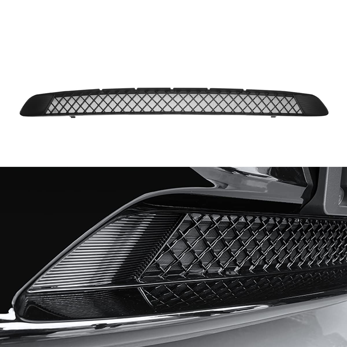 Tesla Model Y Front Grill with Mesh Guard Insert, Snap-In Installation,  2020-202