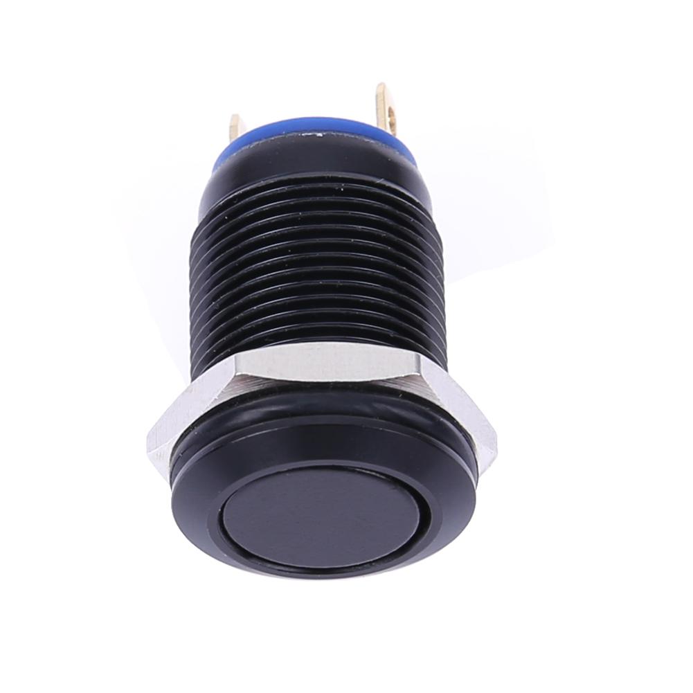 12mm Waterproof Flat Stainless Steel Momentary Push Button Switch (Black), 501 Original
12mm Waterproof Flat Stainless Steel Momentary Push Button Switch (Black), 501 Original