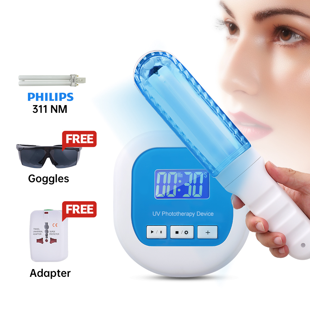 YOUWEMED BU-1 311NM UVB Lamp Phototherapy for Vtiligo/ Pityriasis rosea/ Treatm Factroy priceent
