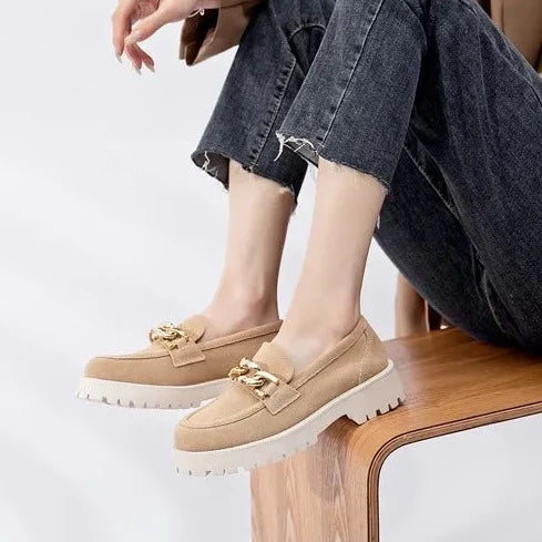 PETRA CHECK LOAFERS