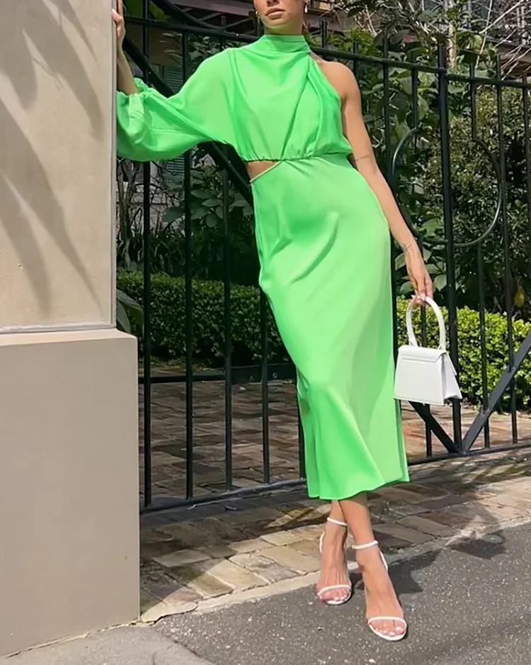 One-piece Fashion Off-the-shoulder Dress